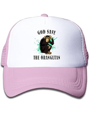 God Save The Orangutan Baby Boy Girl Classic Adjustable Baseball Mesh Cap