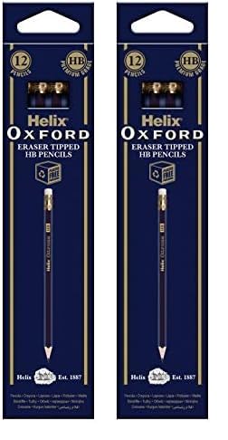 Helix Oxford HB Grade Drawing/Writing Pencils - Pack of 24
