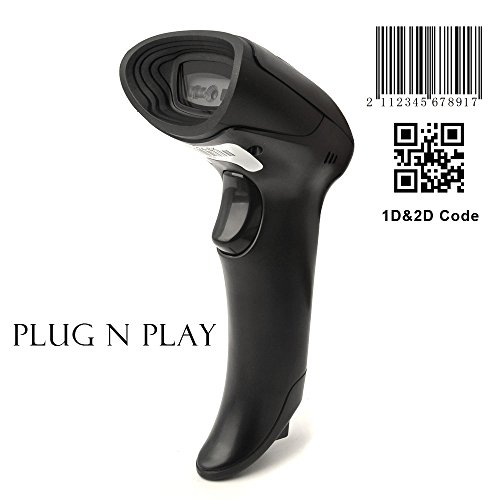 Handheld-Barcode-Scanner-MUNBYN-for-1D-and-2D-Bar-code-with-15-Meters-USB-Cable