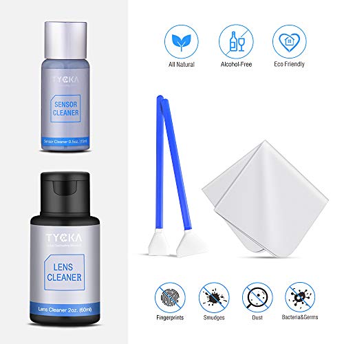 TYCKA Professional Camera Cleaning Kit for Optical Lens and Sensor
