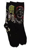 Star Wars Darth Vader Yoda Casual Crew Sock Set Pack of 2