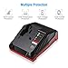 Powerextra 18V Battery Charger Compatible with Porter Cable 18V Battery Lithium & NiCd NiMh Battery PC18B PC18B-2 PC18BL PC18BLX PCC489N Replacement for Porter Cable 18V Charger PCMVC