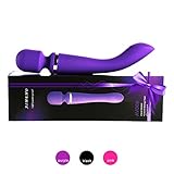 Personal Massager For Full Body- Strongest Therapeutic Power Wand Cordless Magic Mini Massager For Muscles, Back, Foot, Neck, Shoulder, Leg Cordless Electric Percussion Full Body Massage Purple+White