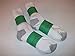 davido Mens crew Socks made Italy 100% cotton 8 pair White/gray(10-13 white/gray)