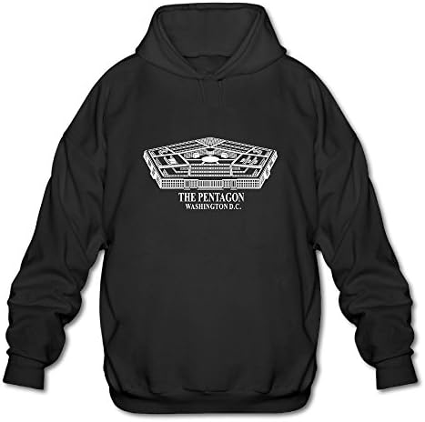 Men's Hoodie Sweatshirt 100% Cotton Fashion Hoodie - Pentagon Washington D.C.