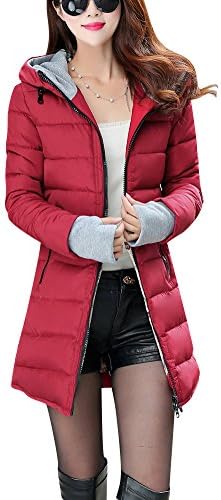 Women's Long Down Coat Hooded Ultralight Packable Jacket Warm Coats Outwear