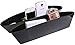 XYZCTEM 2 X Car Seat Side Pocket Caddy Car Seat Slit Pocket Catcher Organizer (Black)