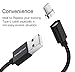 Smart&Cool Nylon Braided Super Magnetic USB-C Charging and/or Data Sync Cable (Caution: NOT Support Fast Charging, max charging current is 2.1A)
