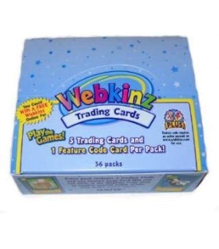 WINSKIN 4セット Amazon.com: Webkinz Series 4 Trading Cards Booster Box TCG (36