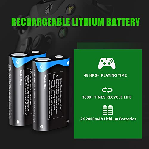 Lithium Rechargeable Xbox One Controller Battery Pack with Charger