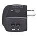 Tripp Lite 2 Outlet Portable Surge Protector Power Strip, Direct Plug In, Tel/Ethernet Protection, TRAVELER100BT