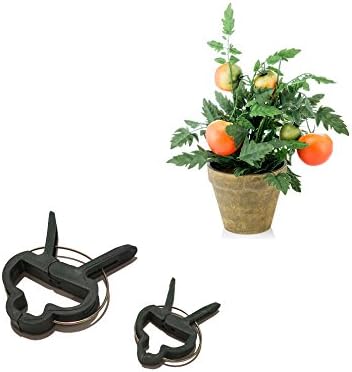 Garden Plant Clips - 20 Pieces - Flexible To Clip Your Plant and Vegetable Stems or Vines to Keep Upright and Stop From Hanging - Give Your Plants Support And Help Them Grow