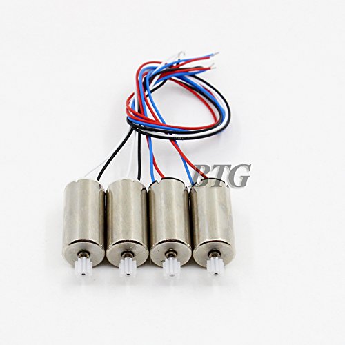 BTG Motor Parts for Syma X5UC X5UW RC Quadcopter- Spare Parts: 4 Motors; 4 Gear Sets; 4 Propellers, 4 Protection Frames, 4 Landing Gears