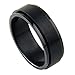 316L Black Stainless Steel Spinner Ring