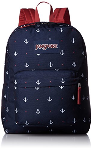 Jansport superbreak, red tape/land ahoy, one size