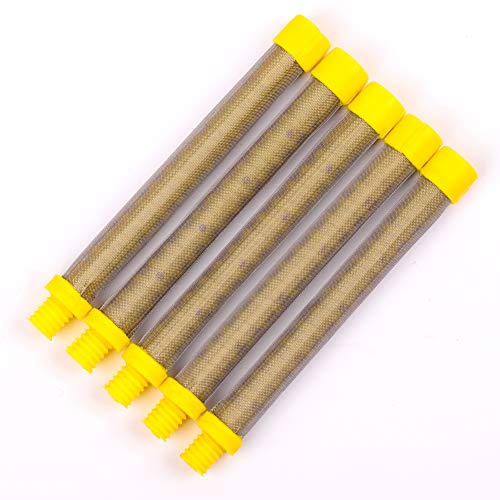 Titan Airless Spray Gun Filter 50020010 for LX80 and LX80II Medium Yellow 100 Mesh (5 Packs