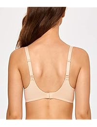DOBREVA Sujetador de cobertura completa para mujer con sujetador push-up suave