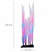 Uniclife Glowing Effect Kelp 9.84 Inch Decorative Seaweed Artificial Silicone Ornament for Fish Tank Aquarium, Pink