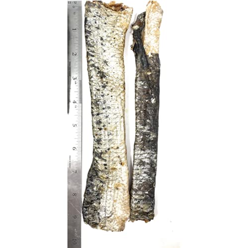 Jack's Premium Dehydrated Salmon Skins Smoked Fish Skin for Dogs