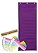 Pacon Dry Erase Pocket Chart, Daily Activities, Purple, 13