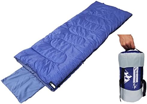 OutdoorsmanLab Sleeping Bag- Lightweight For Camping, Backpacking, Travel- 3 Season Ultralight Compact Packable bag with Compression Sack For Kids Men Women