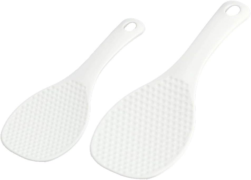 MXY Rice Paddle Set Japanese Rice Spatula Non-stick White Rice Scooper Rice Serving Spoons Kitchen Cooking Flatware