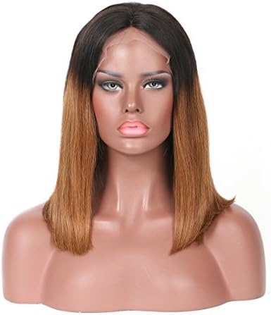 Natural Straight Hair With Baby Hair Shot Bob Style Human Hair Wigs For Woman (14 inches)