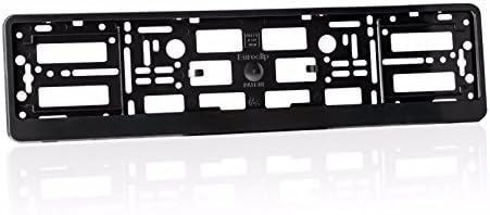 2 x Number Plate Holders Matte Black Finish / Car Registration Surrounds / Front & Rear Frames for MERCEDES BRABUS AMG