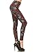 R770-OS Paisley Mosaic Print Fashion Leggings
