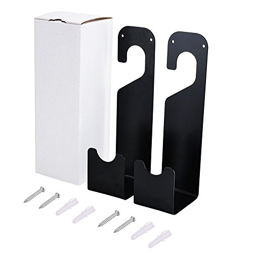 IPELY 2 Pack Hose Holder Hooks Wall Mounted 100 ft. Expandable Heavy Hose Storage Hanger Hooks Holder with 4 Screws