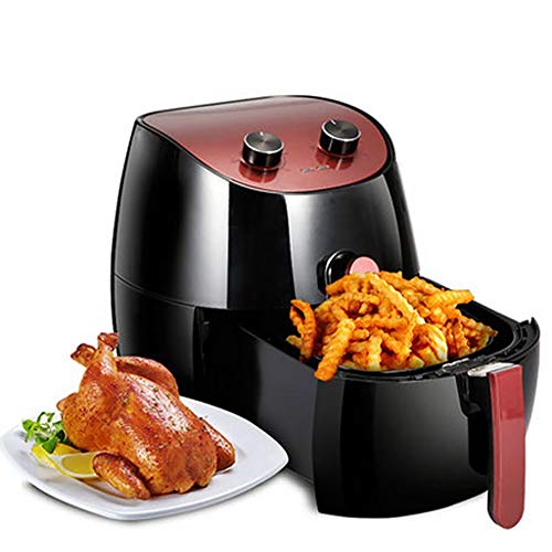 Click Here to See More Images New Air Fryer, 1300W Home Smart No Fryer, 3.2L Multi-function Large Capacity Electric Fryer, Black,Containing Recipes,Healthy Cookware Food Oven