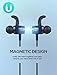 Mpow Bluetooth Headphones, Magnetic Lightweight Wireless Earbuds w/Mic, IPX7 Waterproof Hi-Fidelity Audio Sports Wireless Running Headphones, 8 Hrs Playtime Wireless Headphones, Black