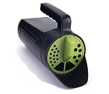 TIPU Hand Spreader Shaker, Handheld Spreader for Salt, Ice & Snow Melt, De-Icer, Seed and Fertilizer, Multiple Adjustable Opening Sizes - Up to 80 Oz