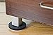 Furniture Movers - 3.5 Inch Width Plastic and Felt Sliders - Protector Moving Pads for Carpet, Hardwood, Linoleum, and Other Hard Surfaces - Set of 8 Included