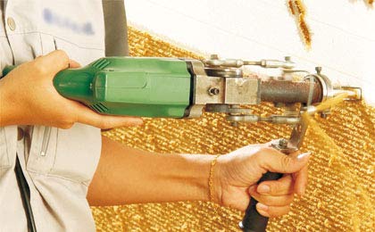 image for Hanchen Rug Tufting Gun Electric Commercial Handheld Knitting Machine 