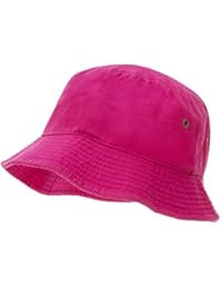 Bandana.com 100% Cotton Bucket Hat for Men, Women, Kids - Hot Pink - Single Piece - Large/Extra Large Size - Summer Cap Fishing Hat