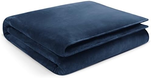 Restorology Weighted Blanket - Ultra Plush Blanket - Multiple Sizes for Children & Adults - 8LB - 48" x 72"- Navy