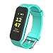 Fitness Tracker,Bluetooth 4.0 Touch Screen Activity Health Tracker Wearable Pedometer Smart Wristband ,Sleep and Heart Rate Monitor Compatible with Android and IOS Smartphones
