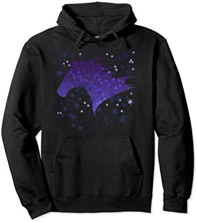 Unisex Dream Horse Horse Lover Hoodie Medium Black