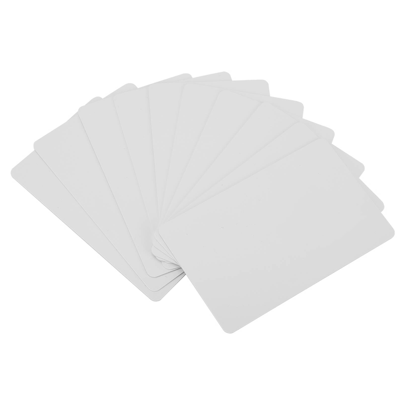 10Pcs NFC Contactless Smart White Card Tag S50 IC 13.56MHz IC Card Sensor Card RFID Readable Writable Access Card Compatible with NFC-Enable Phones and Devices