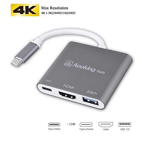 Usb c to hdmi 3-in-1 adapter digital av multiport adapte usb 3.1 …
