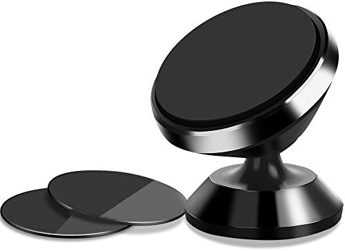 Magnetic Mount, TIQUS Universal Car Phone Holder Dashboard Mount for iPhone X / 8 / 8 Plus / 7 / 7 Plus / Galaxy S8 / S8 Plus / Note8 / Pixel 2 / Pixel 2 XL / LG V30 and More [Black]