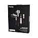 1MORE Triple Driver In Ear Headphones (Earphones/Earbuds) with Lightning Connector for Apple iOS with Compatible Microphone and Remote (Titanium)