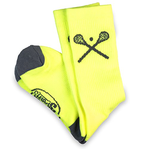 image for ChalkTalkSPORTS Athletic Half Cushioned Lacrosse Crew Socks | Mid Calf
