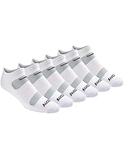 Saucony Men's Multi-Pack Mesh Ventilating Comfort Fit Performance No-Show Socks