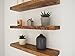 2 Invisible Floating Shelf Brackets - Completely Hidden - Flush Mount - Low Profile - Invisible Supports for Any Type of Shelf - Hardened Steel Blind Supports 5-8