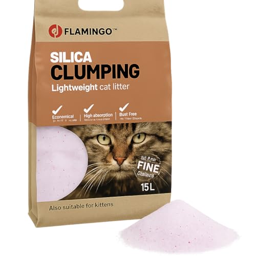 Flamingo CAT LITTER SILICA FINE CLUMPING 17L