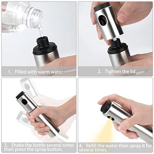 Besmon Oil Olive Sprayer Mister Oil Sprayer for Cooking,BBQ, Making Salad, Cooking, Baking, Roasting, Grilling