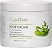 Foot Cream for Dry Cracked Feet - Skin Softener and Callus Remover - Soothe Repair and Replenish Moisturizer Cracked Heels with Shea Butter -Softens and Exfoliates for Healthy Feet (2oz)