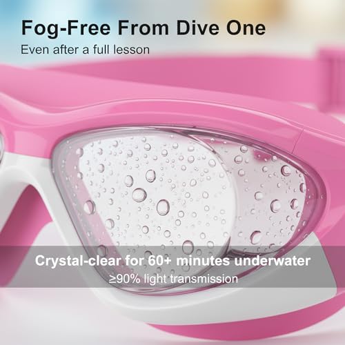 Seaflar Anti-fog Swimming Goggles for General Use | UV Protection, Waterproof, Silicone Seal | Swimming Goggles for Children 6 to 14 Years